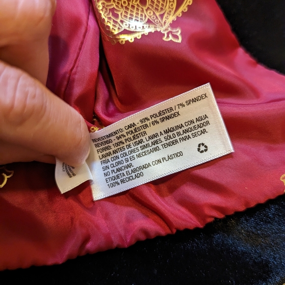 Oshkosh B'gosh black velvet jacket size 2T - Picture 7 of 7